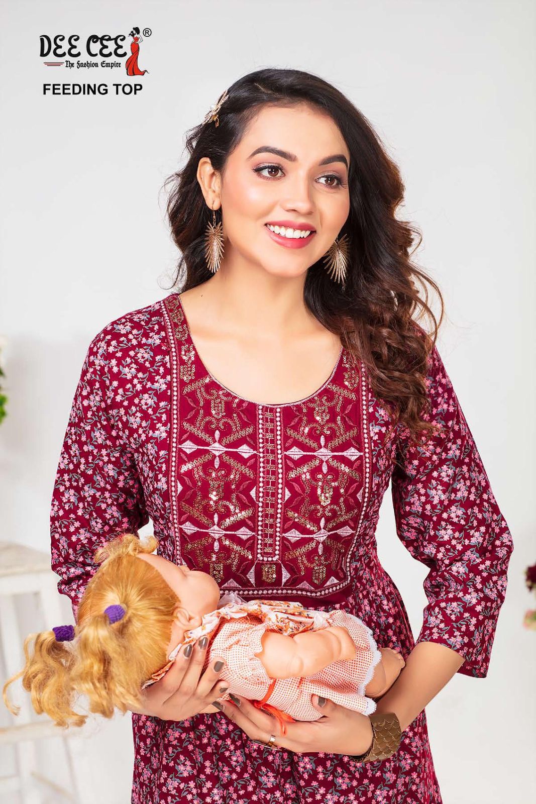 Apeksha By Dee Cee Rayon Floral Printed Anarkali Kurtis Wholesale Shop In Surat
